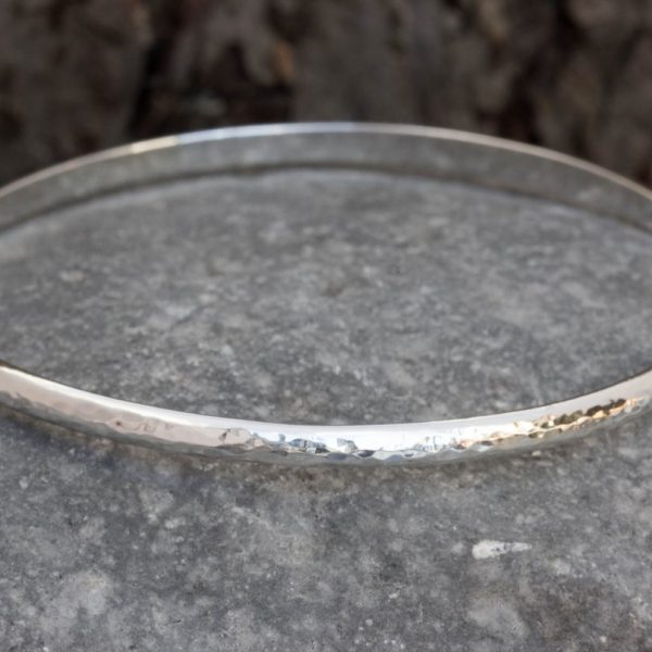 Hammered bangle