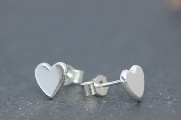 Heart Stud Earrings
