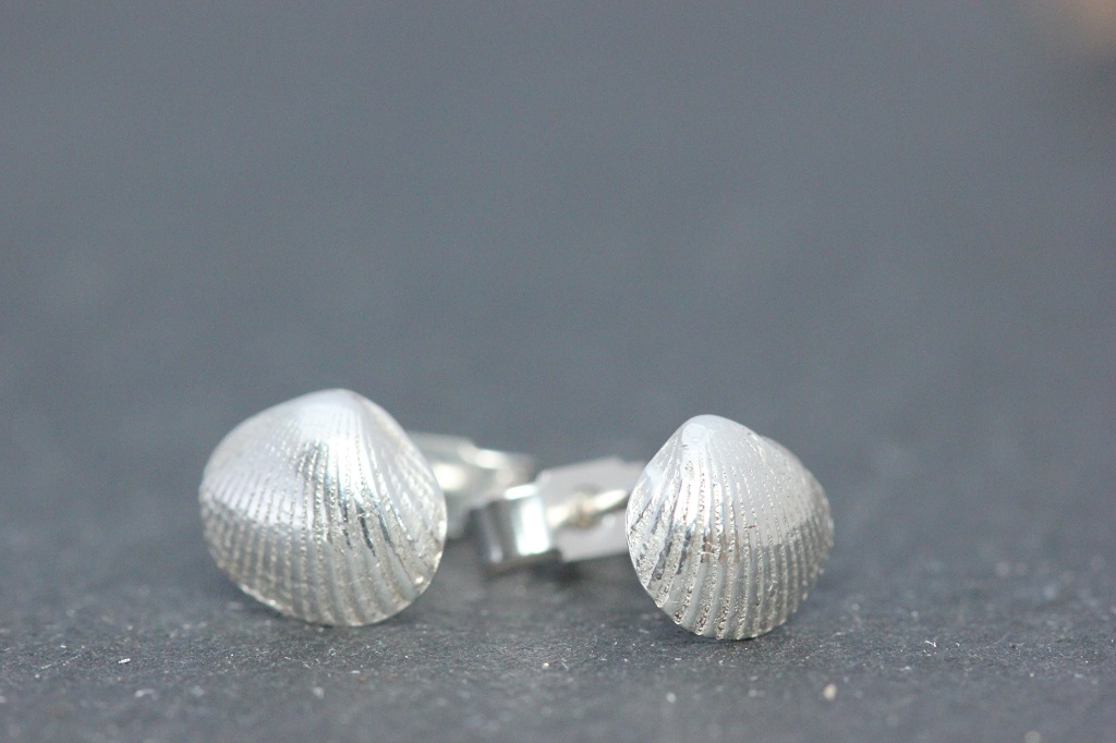 Seashell studs loose