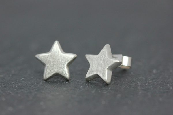 Satin Star Ear Studs