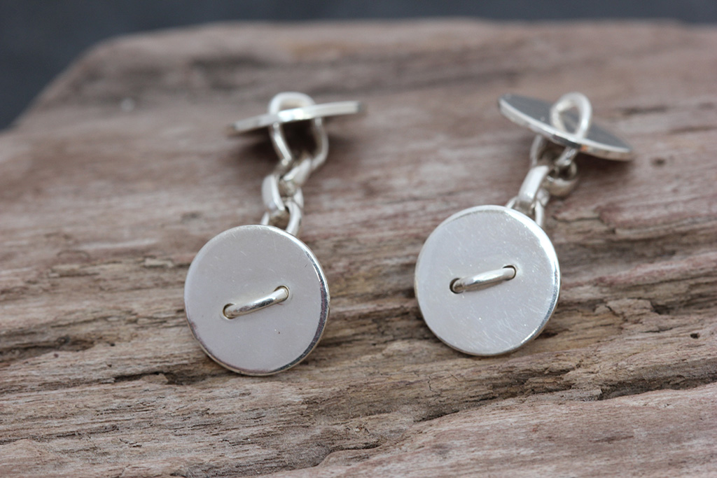 Button Cufflinks view 2A