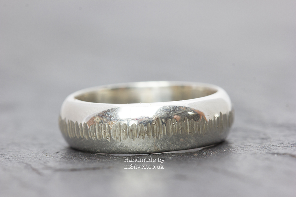 Chunky coin hammered band view 3 1024