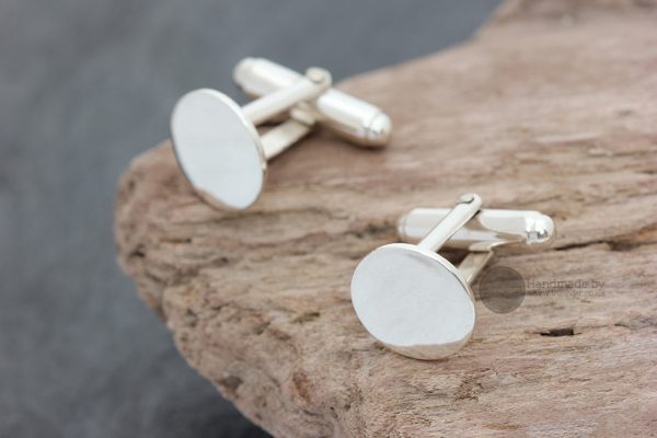 Round Disk Cufflinks