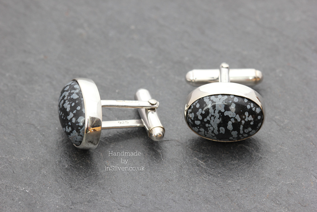 Snowflake Obsidian cufflinks slate 1024wm