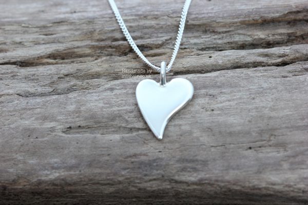 Mini Squishy Heart Pendant - Smooth