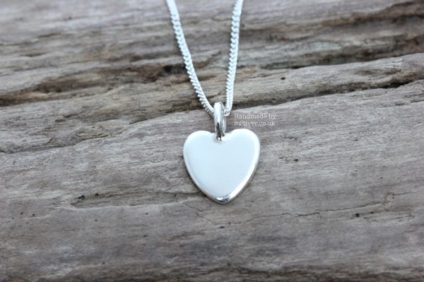 Mini Heart Pendant - Smooth