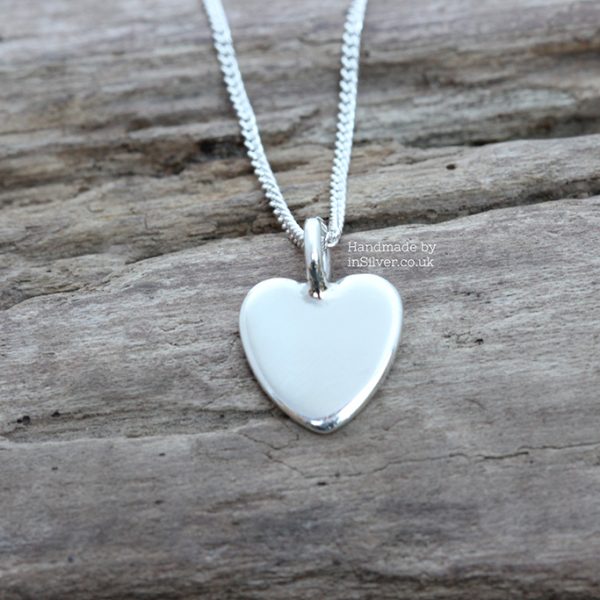 Mini Heart Pendant - Smooth