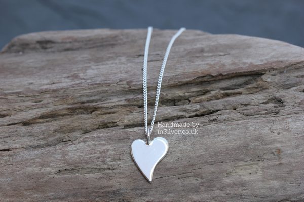 Squishy heart pendant