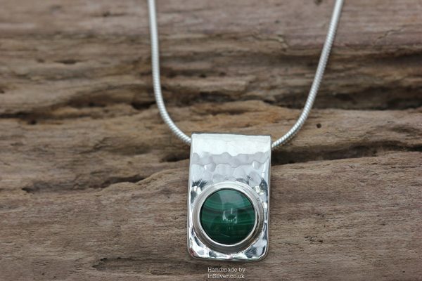 Malachite Scroll Necklace