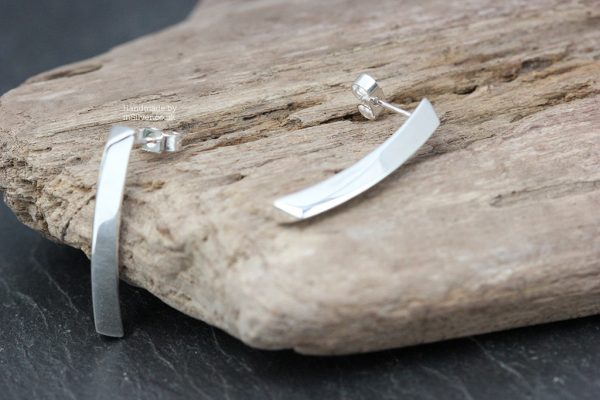 Triangular Bar Earrings