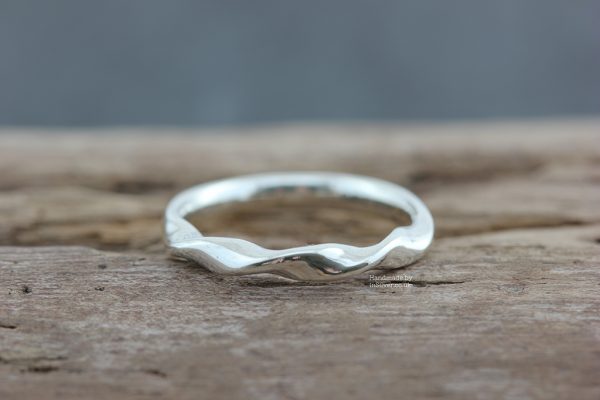 Ribbon Twist Ring - partial twist