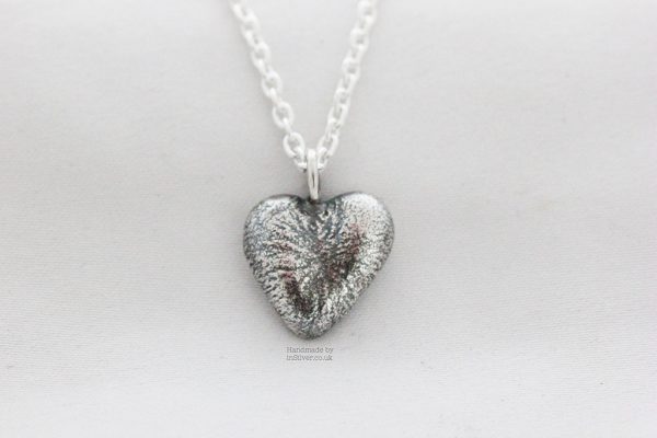 Molten Heart Pendant -  Black finish